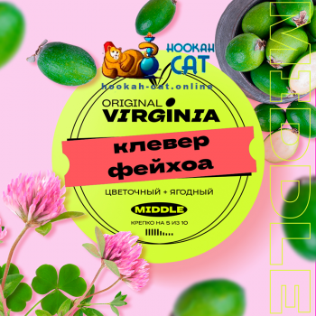 Табак для кальяна Original Virginia Middle Клевер Фейхоа 25г Акцизный